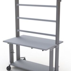 SybaPro Experimentierwagen, 3-etagig, 6 Steckdosen, 1250x1970x800mm