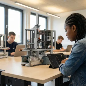 Geführte Montage: Automatisierungstechnik praxisnah lehren