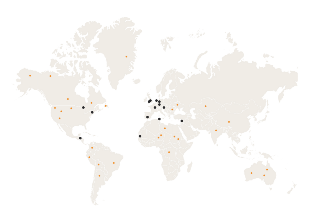 Weltkarte Lucas-Nülle
