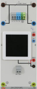 Installationsboard DALI WLAN Controller mit Touchdisplay