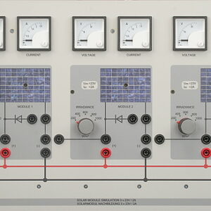 Solarmodul Nachbildung 3-fach, 23V / 2A
