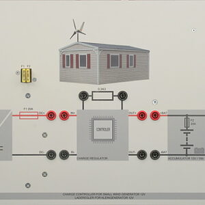 Laderegler für Kleinwindgenerator 12V