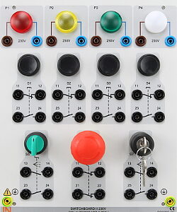 Schalter- und Tastereinheit für Schützsteuerungen, 230V