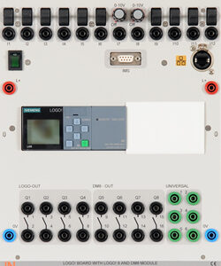 LOGO8-Board inkl. LOGO-Soft, DM8-Modul, IP-Interface, 24V, 12DI, 4AI, 8DO
