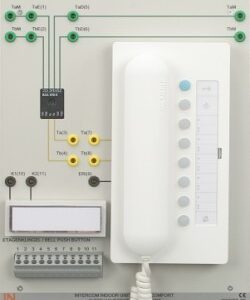 Installationsboard Haustelefon Komfort mit Audioauskopplung für Gebäudekommunika