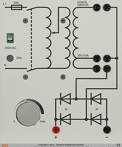 Stell/Trenntransformator, Erregergerät 0-200V