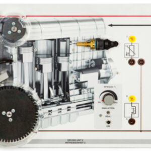 Antriebseinheit mit Kurbelwellen-, Nockenwellen- und Motortemperatursensor