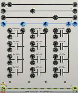 Kapazitive Last 3-phasig, 1kW