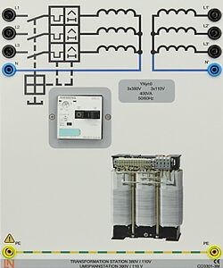 Umspannstation 380 V /110 V