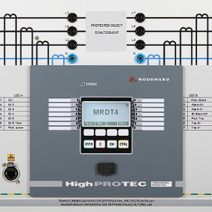 Transformator / Generator Differentialschutzrelais mit Überstromzeitschutz