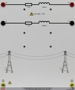 Leitungsnachbildung HGÜ 300 km