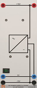 DC-Netzgerät +/-15V / 6A stabilisiert