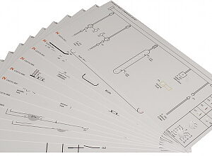 Satz Auflagemasken Teil 1 (12 Stück)