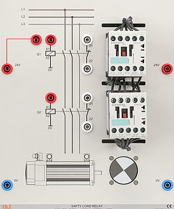 Safety Lastschützeinheit mit Funktionsmotor