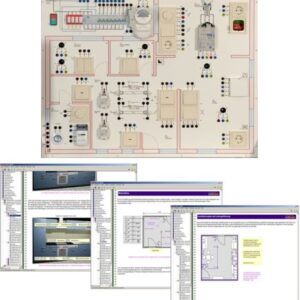 Gebäude-System-Trainer: Interface, Beleuchtungs- + Gerätetechnik, Fehlersimulati