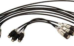 Satz Hochdruckschlauchleitungen mit Schnellverschlusskupplung