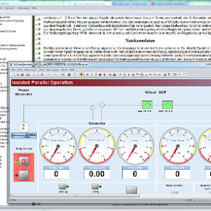 Interactive Lab Assistant: Inselnetzregelung von Synchrongeneratoren im Micro Gr