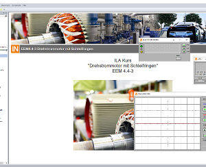 Interactive Lab Assistant: Asynchronmotoren mit Schleifringläufer 1 kW