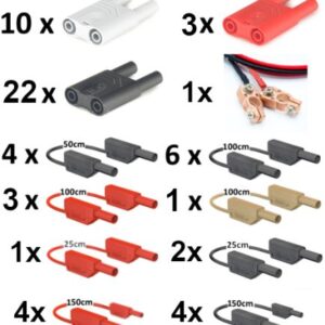 4mm-Sicherheitsverbindungssatz "Drehstromgenerator"