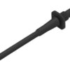 Sicherheitsprüfspitze 2mm, schwarz, 1000V CATII, Aufnahme 4mm Sicherheitsbuchse