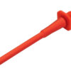 Sicherheitsprüfspitze 2mm, rot, 1000V CATII, Aufnahme 4mm Sicherheitsbuchse