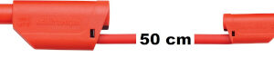 Adapter - Sicherheitsmessleitung 4/2mm, 50cm rot, 600V CATII