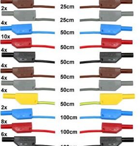 Sicherheitsmessleitungssatz 4mm (88 Stück)