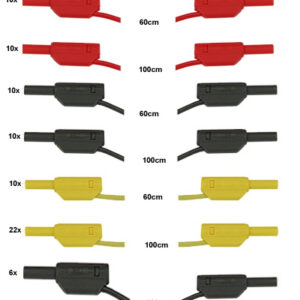 Sicherheitsmessleitungssatz 2mm (78 Stück), Instrain-Gefahrenmeldetechnik