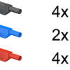 Sicherheitsmessleitungssatz 4mm (20 Stück)