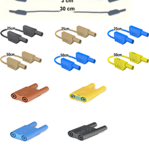Messleitungs- und Brückensteckersatz 2/4mm für Smart Home