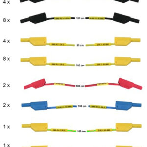 Sicherheitsmessleitungssatz 4mm (30 Stück)