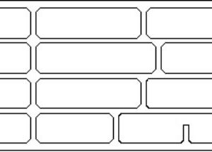 Aufbewahrung Werkzeug, verstärkter Boden  31*70, 310x35x700mm (BHT)