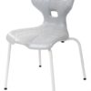 4-Bein Hartkunststoffstuhl SybaFlex, ergonomisch, stapelbar, Filzgleiter