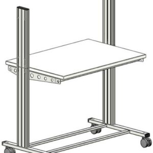 Mobiler InsTrain/CarTrain Experimentierstand, SybaPro 1070x1350x700mm (BHT)