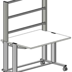 Mobiler IMS Experimentierstand, 2-fach Experimentierrahmen 120*90, 1200x760x900m