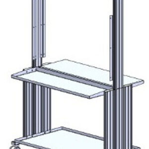 Mobiler Hydraulik- und Pneumatikversuchsstand, ohne Unterschrank