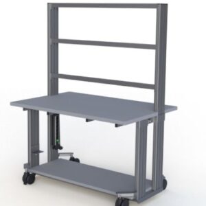 SybaPro Experimentierwagen, 2-etagig, 6 Steckdosen, 1250x1670x800mm