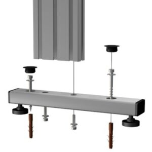 Set Bodenausleger (2 St.) für SybaPro Wandarbeitsplatz