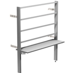 SybaPro Wandarbeitsplatz 180, 1800x1975x400mm (BHT), 3-etagig