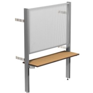 SybaPro Wandarbeitsplatz, Montagegitter 160, 1600x1975x400mm (BHT)