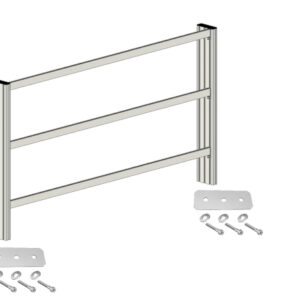 Experimentierrahmen für SybaLift-Tische 150, 1500x910x120mm (BHT), (2-etagig)