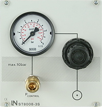 Pneumatikanschluss, mit Manometer u. Druckregler, (24TE)