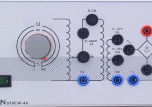 Regelbare Spannungsversorgung AC/DC 0-250V/2A, 0-14V/12A, 0-27V/6A, (42TE)