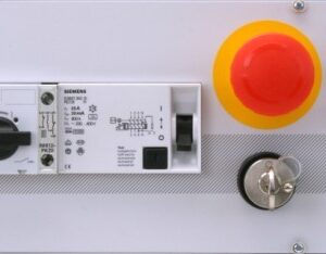 Netzfeld Drehstrom mit Allstrom FI Typ B 30mA, Not-Aus, Abnahmefeld, (54TE)