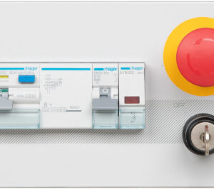 Netzfeld Wechselstrom, FI Typ B 30mA, LS 1xB16, Abnahmebuchsen, 48TE