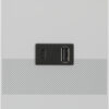 2-fach USB-Netzteileinsatz, USB-A +USB-C, 18W, (18TE)