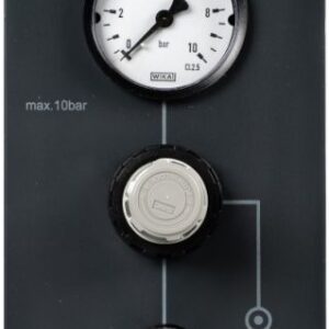 Pneumatikfeld, Regler + Manometer, Druckknopf-Sicherheitskupplung NW 7,4 (24TE)