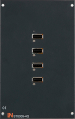 4-fach USB-Hub für SybaPro-Systemtisch, 1ME