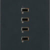 4-fach USB-Hub für SybaPro-Systemtisch, 1ME
