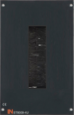 Einbaufeld mit Kabelauslass für SybaPro-Systemtisch, 1ME